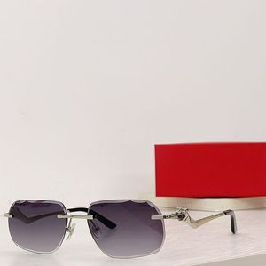 sunglasses men designer CT01200 cartHead Composite Metal Rimless Optical Frame Classic Rectangle Square Luxury gold sunshade