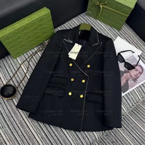 Designer feminino Blazer Jacket Casat Roupas Letters Academic Style Spring Autumn Novo lançado