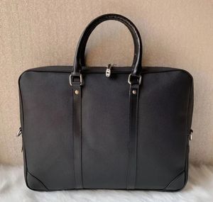 Borsa a tracolla da uomo di marca calda Borsa a tracolla di design in pelle marrone nero Borsa da uomo per laptop da lavoro Borsa a tracolla 3 colori