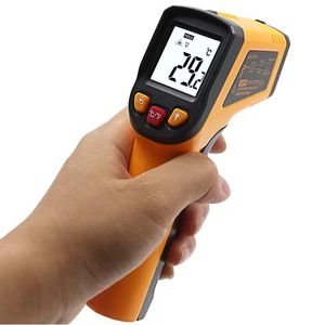 Temperature Instruments Wholesale Non Contact Digital Laser Infrared Thermometer Temperature Instruments -50-400°C Pyrometer Ir Point Dhok7