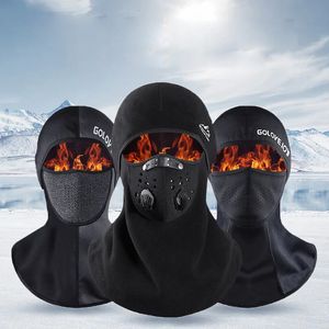 Men Women Ski Balaclavas Mask Winter Outdoor Windproof Waterproof Warm Fleece Snowboarding Hat Mask Breathable Cycling Mask 240113