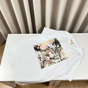 USAスタイルアートマシンプリントティーデザイナーTシャツ春夏カジュアルファッションスケートボード男性女性Tシャツ24SS 0113