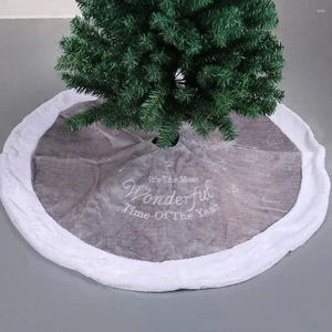 Christmas Decorations Easy To Disassemble Tree Skirt Festive Velvet Merry Colorful For