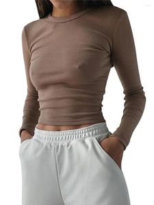 Женские футболки, женские модные футболки в стиле Харадзюку, топы Y2k, весенне-осенняя одежда, тонкая женская одежда с длинными рукавами 2000-х годов, уличная одежда