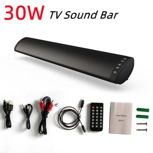 SoundBar 30W TV Bluetooth Soundbar Bar Center Music Center Hifi stereo radio FM na telewizor PC PC LONG WALL MOUNT CAIXA DE SOM SOM Wireless