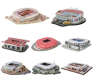 3d трехмерная головоломка, футбольное поле, здание, сделай сам, сборка игрушек, модель стадиона Children039s, образовательная K2O7 X0524729372