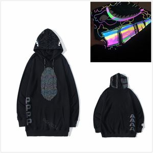 Mens hoodie pullover hoodies designer hoodie luminous kvinnliga tröjor brev camo hoody överdimensionerade bomullströjor huvtröjor broderade kofta g1