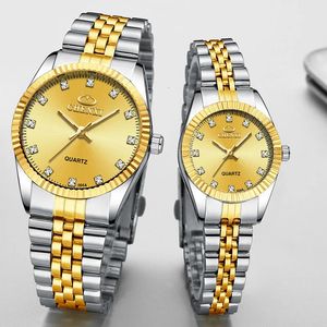 Chenxi marca superior amantes casais relógio de quartzo masculino feminino presente dos namorados relógios senhoras 30m relógios de pulso à prova dwaterproof água 240112