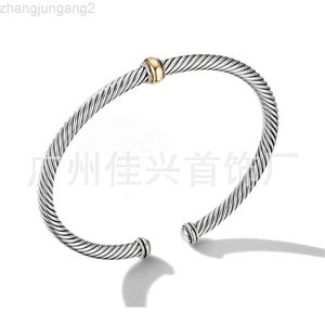 Designer David Yumans Yurma Jewelry Armband Armband Populärt vävt twist -mönster 4mm Ny David