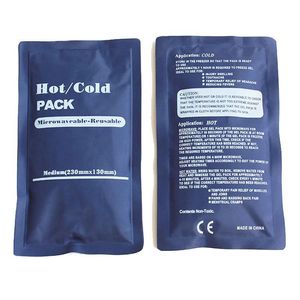 Preparazione alle emergenze Gel riutilizzabile all'ingrosso Zable Borsa per il ghiaccio per impacchi freddi per lesioni alle gambe e al ginocchio Mal di testa Comprimere per microonde 28X13Cm Dro Dhjk8