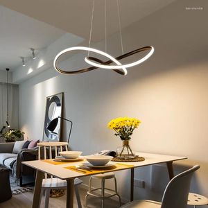 Kolye lambaları Nordic Minimalist Işık Oturma Odası Yatak Odası Ayarlanabilir Asılı Avize Kapalı Parlaklık Armatürleri