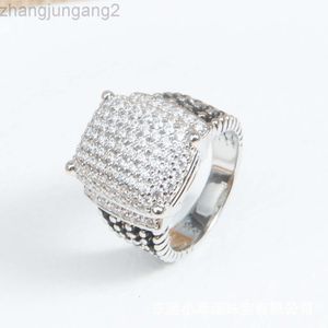 Designer David Yuman Jewelry Armband David's Ring Imitation Diamond Popular Button Thread Ring