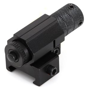 Puntatori Puntatore laser potente Mini mirino laser rosso Picatinny Rail Mount Set per pistola fucile Pistola colpo Airsoft Caccia Scope Accessori