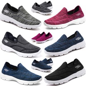 Clássico Slip-On Running Shoes Esportes Homens Sapatilhas Mulheres Treinadores Rosa Vermelho Cinza Escuro Azul Escuro Preto EUR 36-44