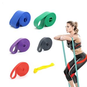 Heavy Duty Latex Resistance Band Exercise Elastic For Sport Strength Pull Up Assist Workout Pilates Fitness Equipment 240112