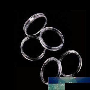 Other Home Storage & Organization 10Pcs/Set Plastic Storage Clear Round Coin Po Holder 2M Cases Display Case Collect Drop Delivery Hom Dh5Gw