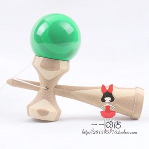 240 Stück/Los FEDEX IP Bambusgrünes Kendama kann Outdoor-Sport Erwachsenenbildung Boutique Großhandel 240112 abbauen