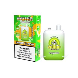 Mr.Goodie 20000 Puffs Vape descartável 650mAh tipo C Tanque duplo bobina de malha dupla Puff 20k POD preenchido 12 sabores caneta vape e cigarro vs soprar 15k 14k 10k 9000 8500