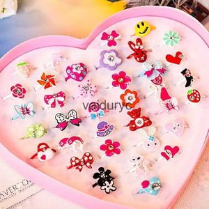 Beauty Fashion 10pcs ldren Toys Rings Dress Up Pretend Play Cute Jewelry Creative Princess Box Decor for Girls Finger Ringsvaiduryc