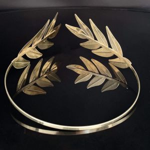 Unique Leaf Headwear Bridal Wedding Dress Accessories Hair Band Crown Suitable For Lndian Women Headwear