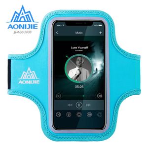 Bags AONIJIE A896 Water Resistant Cell Mobile Phone Sports Running Armband Arm Bag Jogging Case Holder Cover For Fitness Gym Workout
