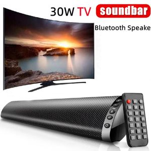 Soundbar 30W TV Sound Bar Column Wireless Bluetooth speaker Home Theater Music center 360 Support USB Optical RCA FM Radio for TV PC