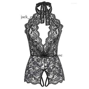 Lingerie Sexy Erotic Porn Lingerie Set Women's Sleepwear Women Deep V Open Erotic Lingerie Lace Transparent Bra Set Sexy Costumes Crotchless Bodysuit Female Und 753