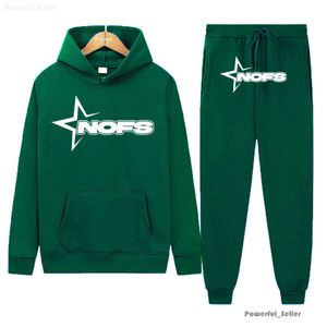 Męska odzież sportowa nofs y2k dres to mens zimowe spodnie z kapturem 2 sztuki bieganie jesienne bluzy sportowe spodnie do joggingu gotycka hip hop szeroka noga szczupła dopasowana szeroka noga 3233