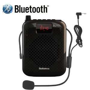 Radio Rolton K500 Bluetooth Megaphon Tragbarer Sprachverstärker Taillenband Clip Unterstützung Radio Tf Mp3 für Reiseleiter, Lehrersäule