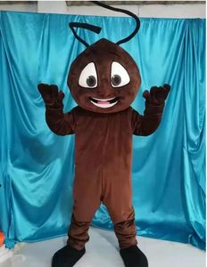 Halloween Brown Ant Mascot Costumes Christmas Fancy Party Dress Tecknad karaktärdräkt kostym vuxna storlek karneval påsk reklam temkläder