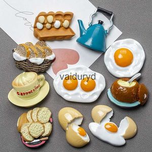 Ímãs de geladeira 3D criativo silação comida bonito pasta de geladeira foto ímãs de geladeira decoração de quarto coleção giftvaiduryd