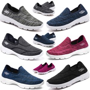 Designer Slip-On Running Shoes Esportes Homens Sapatilhas Mulheres Treinadores Rosa Vermelho Cinza Escuro Azul Escuro Preto EUR 36-44