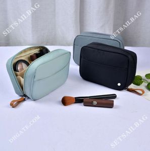 Duffel Väskor LL-2024 Bärbar kosmetisk påse Tillbehör Fall Kabel Vattentät arrangör Väska Polyester Electronics Custom Travel Small Storage Bag