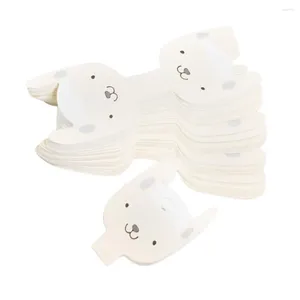 Jewelry Pouches 50pcs Cute Cartoon Dog Hair Clip Card Paper Display Cards Blank