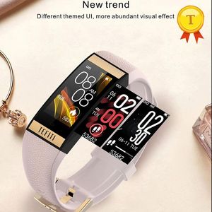 Pulseiras melhor presente para esposa Mulheres design natação relógio inteligente freqüência cardíaca pressão arterial banda inteligente rastreador de fitness esporte relógio de pulso pk s1