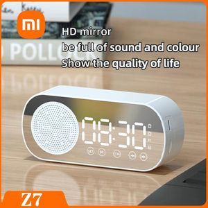 Speakers Xiaomi Youpin Wireless Bluetooth Speaker Outdoor Portable Card Audio Radio Desktop USB Alarm Clock High Sound Quality Speakers