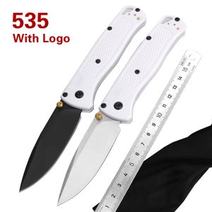 Novo 16 estilo BM535 Faca dobrável S30V Blade White Nylon Glass Holding Fibra de bolso de bolso de acampamento ao ar livre EDC Ferramenta de corte EDC