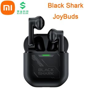 Hörlurar Original Xiaomi Black Shark JoyBuds TWS Earpenhers Ultralow Latency 14.2mm Driver Dualmics Enc Bluetooth 5.2 Spelörhängen