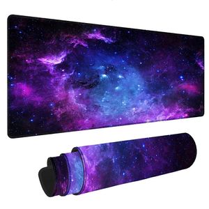 Mousepad XXL 900x400 Grande mouse pad de mesa estrelado Sky Tapete para laptop de escritório Soft Tapete de mouse de mesa antiderrapante Galaxy Mouse Pad 240113