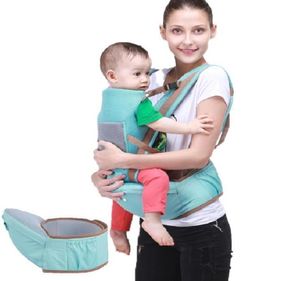 Träger Slings Rucksäcke 3in1 Baby Wrap Carrier mit Hüftsitz 360 AllPosition Sling für geborene Lendenwirbelstütze Taille Hocker 038461064