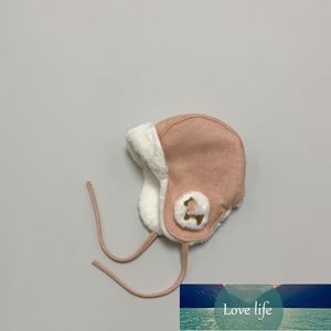 Bebê inverno quente engrossado menino bonito super bonito gorro de pelúcia earmuffs chapéu infantil lei feng bonés