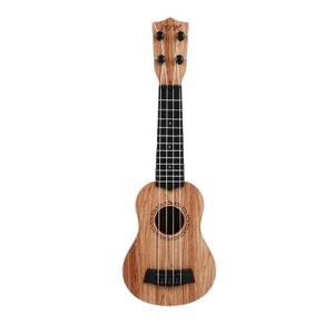 Гитара укулеле, детская игрушка, укулеле для начинающих, мини-деревянный музыкальный инструмент для начинающих, деревянный образовательный инструмент для обучения малышей, струна уке 240112