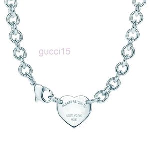 Shaped Heart Tiffanyitys Cross Key Popular 925 Sterling Silver Necklace Bracelet Woman Jewelry Fashionable Simple Memorial Day Wedding Party VGBJ