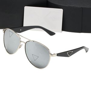 Мужские дизайнерские солнцезащитные очки с металлическими пилотными оттенками, классические женские солнцезащитные очки для женщин, роскошные треугольные очки