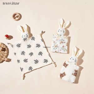 New Bibs Burp Cloth Muslin Baby Comfort Towel Cotton Comforter 담요 부드러운 신생아 잠자는 인형 아이 수면 장난감 진정 수건 턱받이