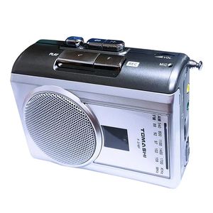 Radio TOMASHI F318A Portable Cassette Player Tape Recorders FM AM Radio Walkman with Builtin Speaker for News Music Language Learnin