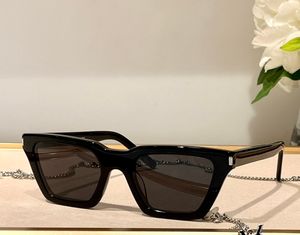 Óculos de sol olho de gato 633 Calista Preto Cinza Mulheres Designer Óculos de sol Shades Sunnies Gafas de sol UV400 Óculos com caixa