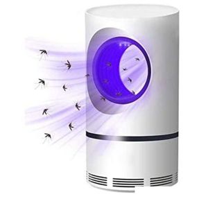 Kontrola szkodników elektryczna lampa zabójcza zabójcza USB Nietoksyczna ochrona UV Mute Bug Zapper Fly Mosquitos Pułapka Zasilanie Krople DH71E
