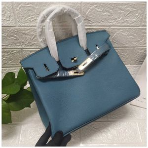 birkinbagBag Designer Totes Cowhide Bags Green Hand One Shoulder Crossbody Leather Womens Bag J532