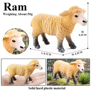 Oenux Farm Model Simulation Horse Cow Goat Donkey Pig Dog Action Figures Poultry Animals Figurine Education Lovely Kids Toy DHL